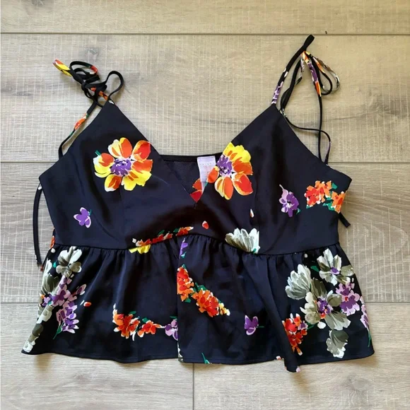 Savage x FENTY Satin Floral Sleep Cami - Picture 2 of 6